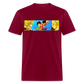 Goku and Vegeta-First Fight - burgundy