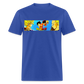 Goku and Vegeta-First Fight - royal blue