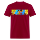 Goku and Vegeta-First Fight - dark red